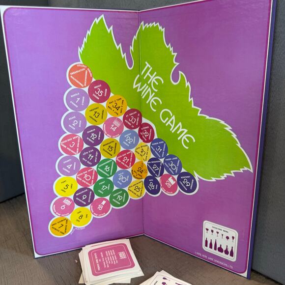 The Wine Game 1972 1978 Vintage Board Game Wine Diversions COMPLETE - Picture 7 of 10